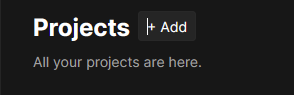 coolify projects