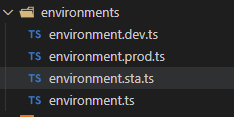 angular's environments